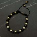 Ónix Black-Goldy karkötő