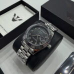 Nibosi - DayDate Watch 40 mm - Fekete - Image 3