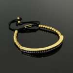 Rozsdamentes acél karkötő - arany színű