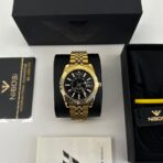 Nibosi - DateJust karóra 40 mm Gold-Black - Image 4