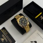 Nibosi - DateJust karóra 40 mm Gold-Black - Image 3