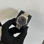 Nibosi - DateJust karóra 40 mm Silver-Black - Image 9