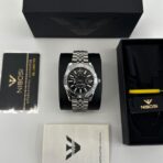 Nibosi - DateJust karóra 40 mm Silver-Black - Image 4