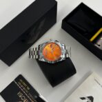 Nibosi - DayDate karóra 40 mm Orange - Image 11