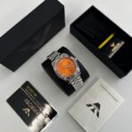 Nibosi - DayDate karóra 40 mm Orange - Image 4