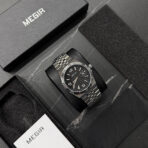 Megir - Paris karóra 40 mm Silver-Black - Image 2
