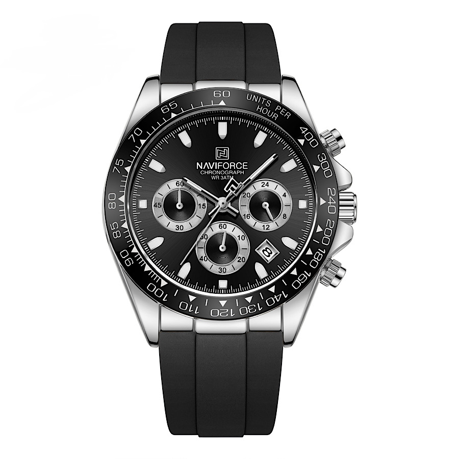IMG_0060 Naviforce - James karóra 42 mm Silver-Black - Image 1