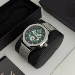 Nibosi - Verona Watch Ezüst-Zöld - Image 3