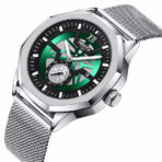 Nibosi - Verona Watch Ezüst-Zöld - Image 2