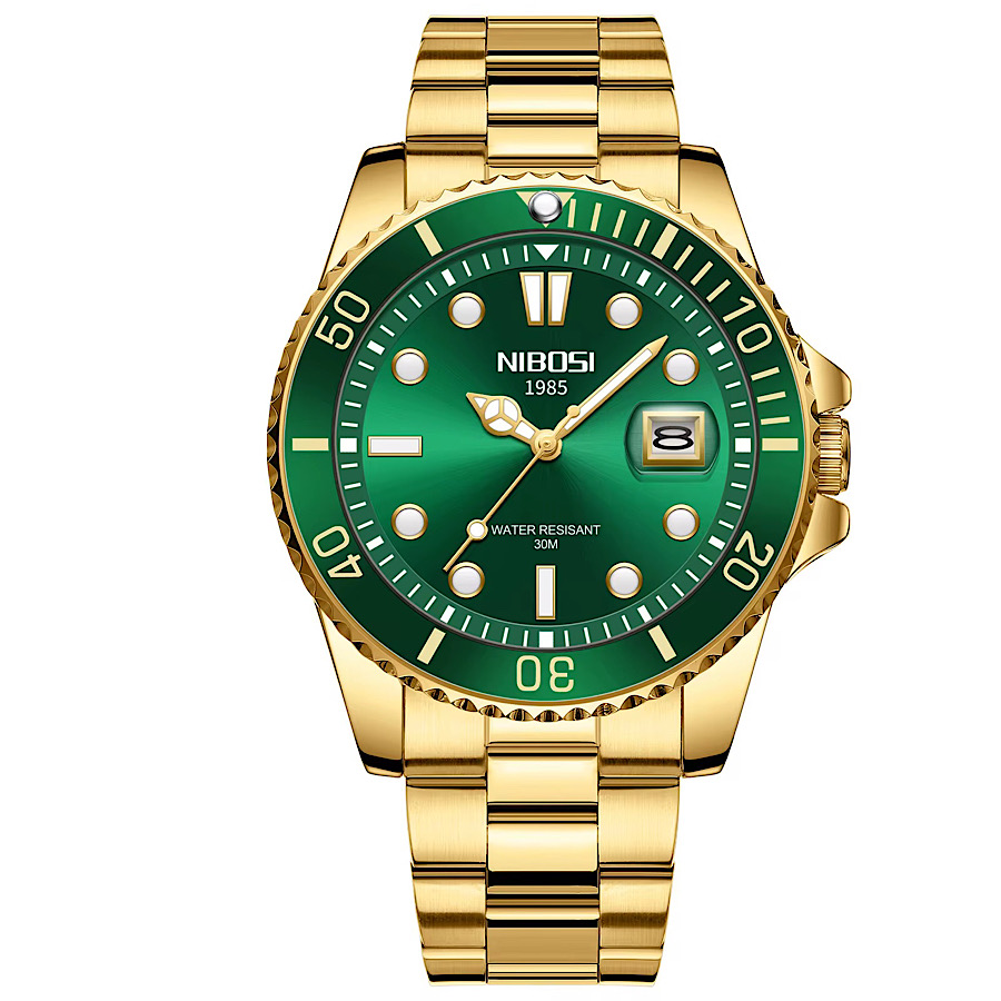 IMG_9824 Nibosi - Eldorado karóra 43 mm Goldy-Green - Image 1