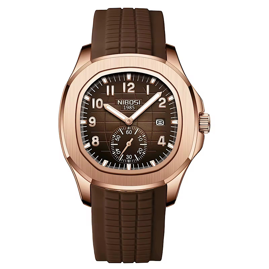 IMG_9827 Nibosi - Philip karóra 42 mm Rose-Brown - Image 1